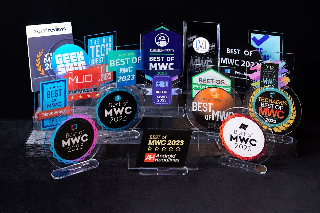El HONOR Magic5 Pro y el HONOR Magic VS obtuvieron más de 40 premios en MWC 2023.