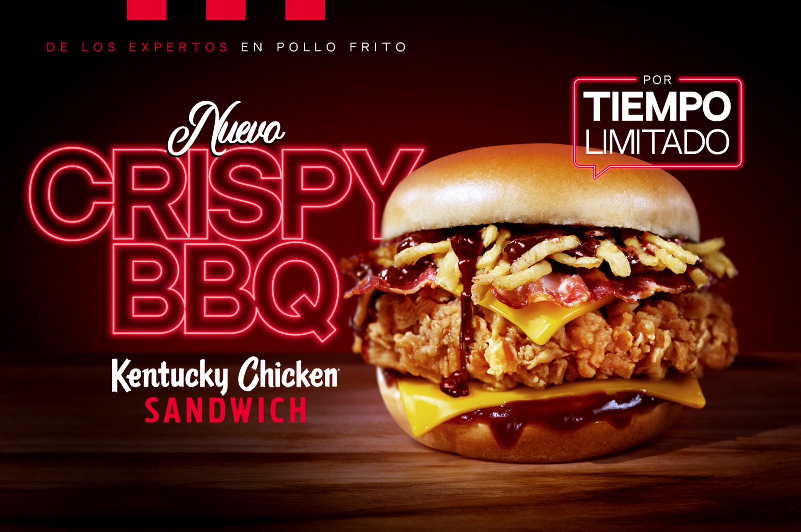 ¡Disfruta del exclusivo Sándwich Crispy BBQ, disponible por tiempo limitado en Panamá!