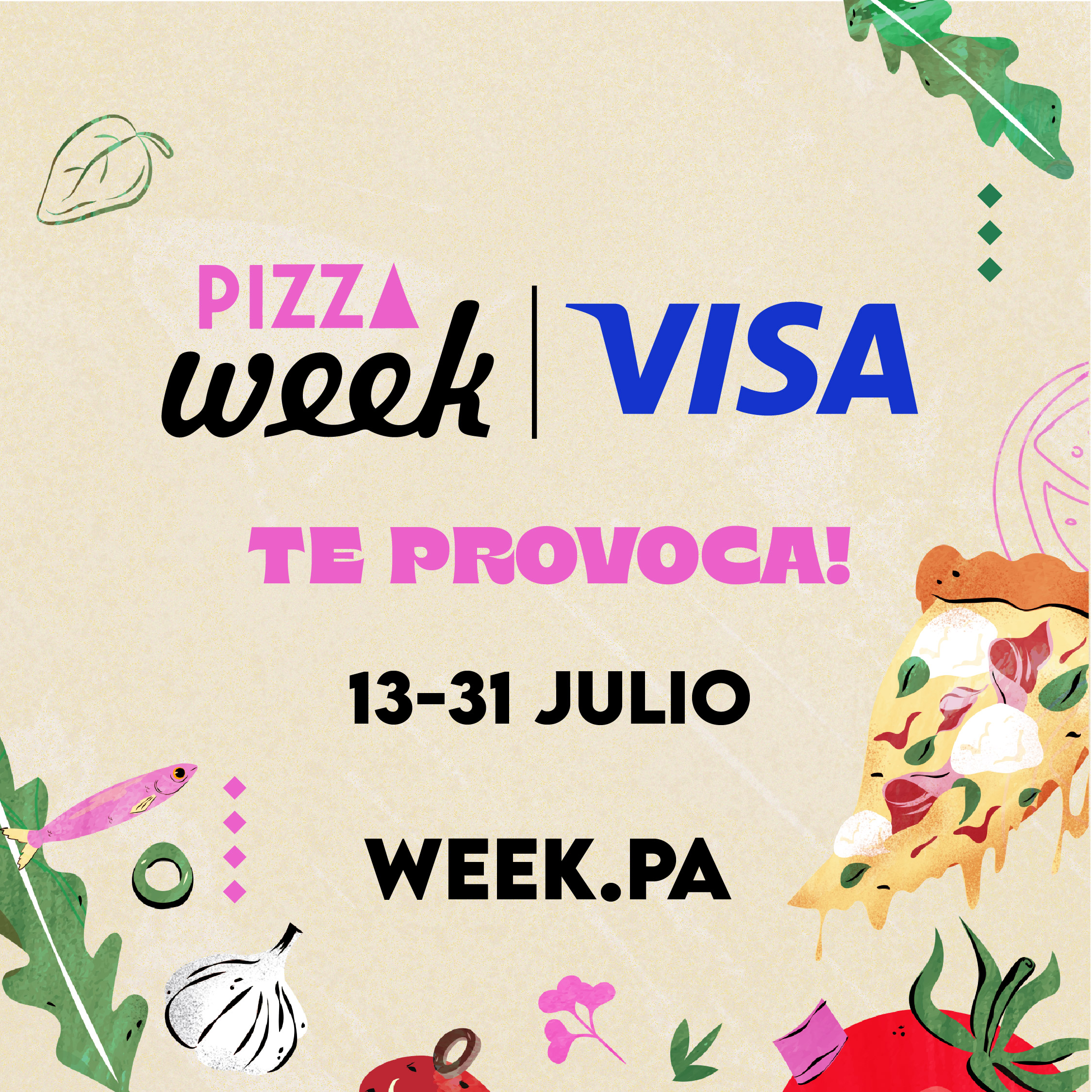 ¡PIZZA WEEK LLEGA A PROVOCAR TUS SENTIDOS!
