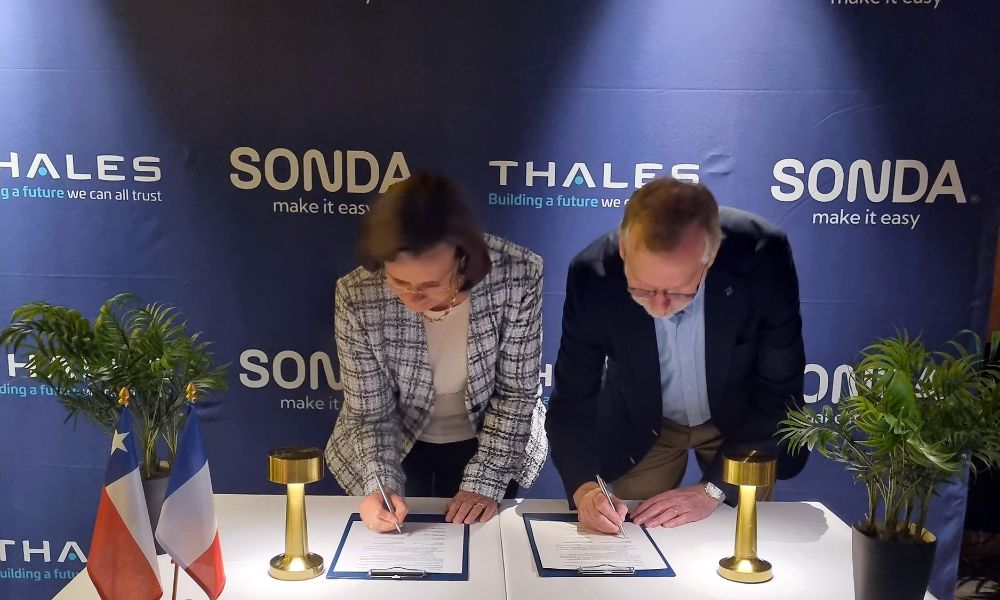 Thales y SONDA firman colaboración en proyectos de ciberseguridad soberana en la región