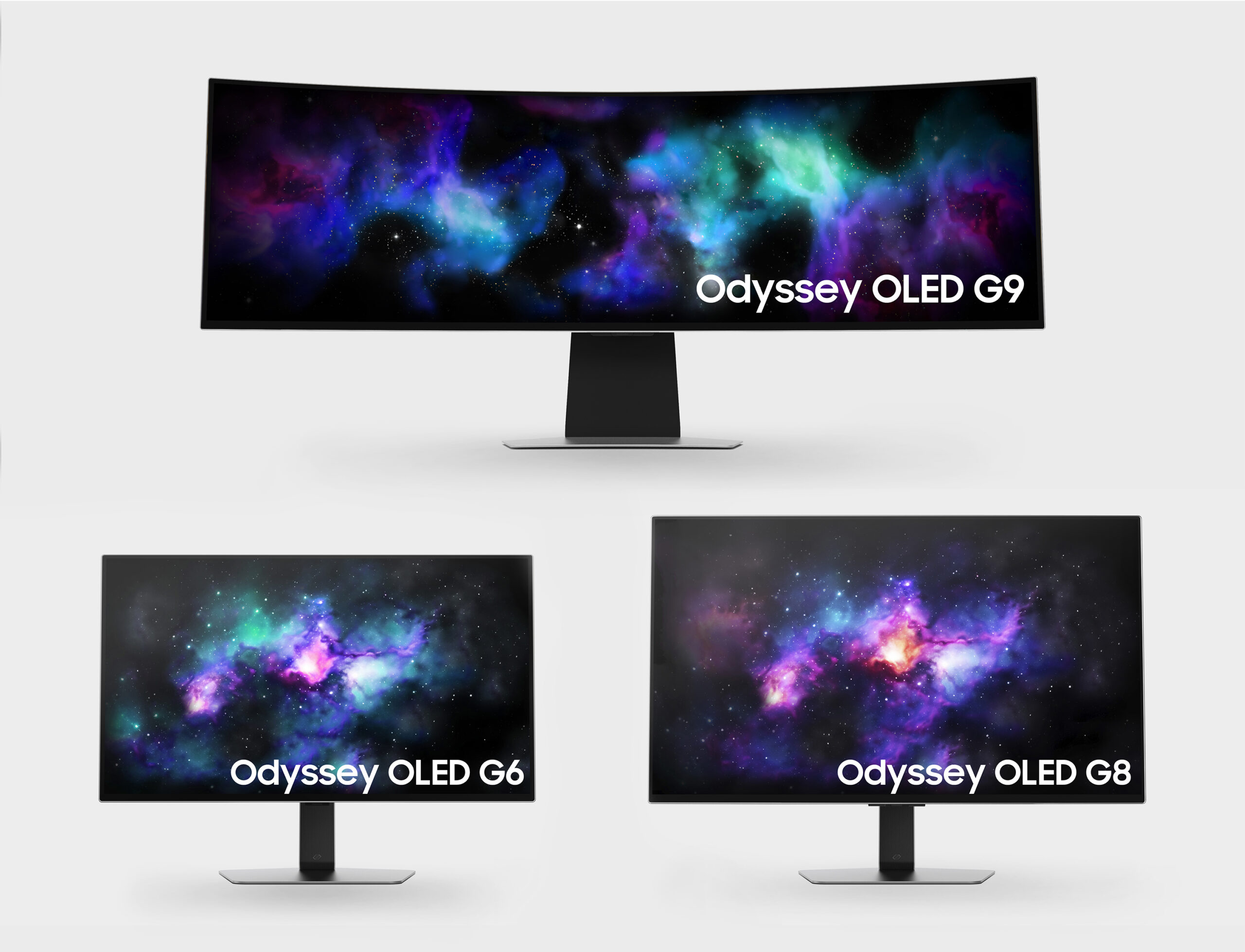 Samsung Electronics amplía la línea de monitores para juegos Odyssey con nuevos modelos OLED en CES 2024
