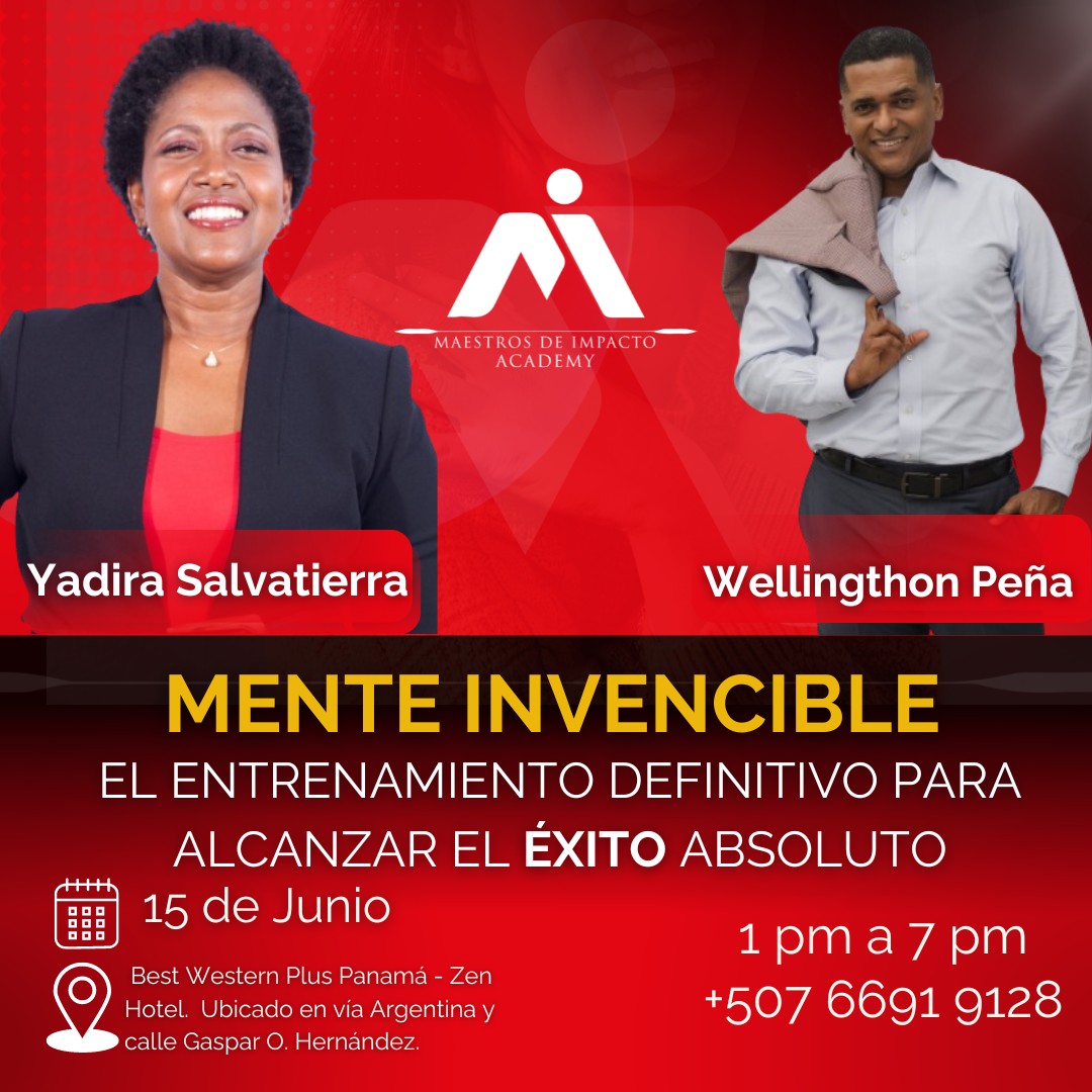 MAESTROS DE IMPACTO, DICTARÁ TALLER “MENTE INVENCIBLE”