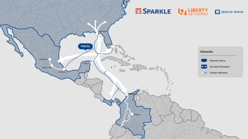 SPARKLE SE ASOCIA CON LIBERTY NETWORKS Y GOLD DATA EN UN NUEVO CABLE SUBMARINO PANREGIONAL