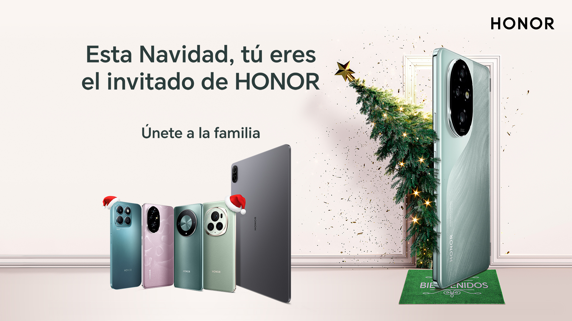 Guía de regalos HONOR: tecnología premium en esta navidad