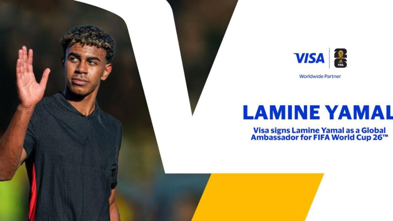Visa firma al Fenómeno del Fútbol Lamine Yamal como Embajador Global para la Copa Mundial de la FIFA 26™