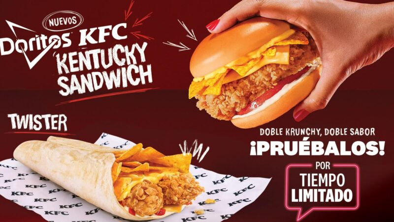 KFC PANAMÁ Y DORITOS® PRESENTAN EL DORITOS® KENTUCKY SÁNDWICH Y EL DORITOS® TWISTER, DOS CREACIONES INNOVADORAS QUE COMBINAN DOBLE CRUNCHY Y DOBLE SABOR