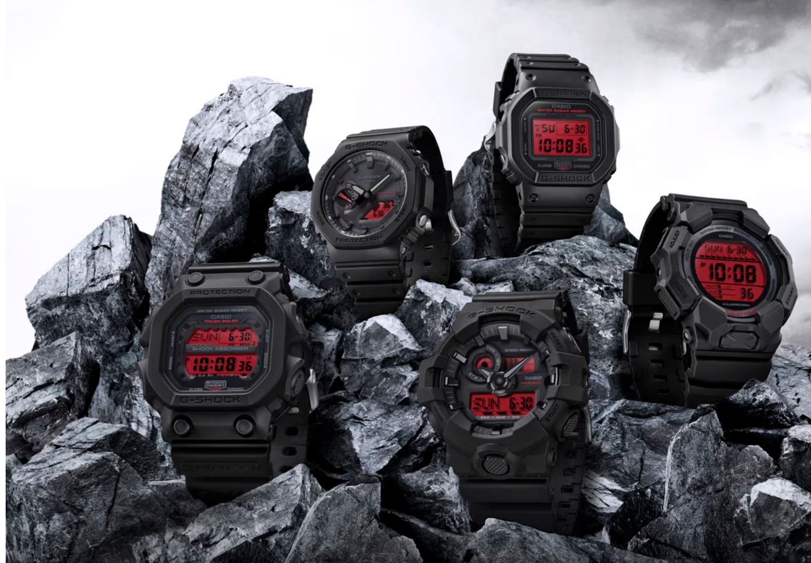 Diseño con carácter: G-SHOCK lanza su nueva serie Black & Bold Red inspirada en la fuerza urbana 