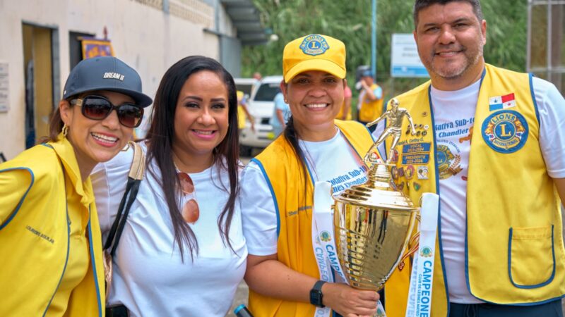 Club de Leones de Mateo Iturralde inaugura Copa Rotativa Sub-10 en honor a James Chandler 