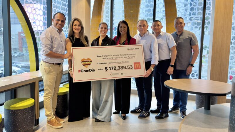 Más de 170 mil dólares recaudados durante el ‘Gran Día’ de McDonald’s a beneficio de madres adolescentes y familias panameña