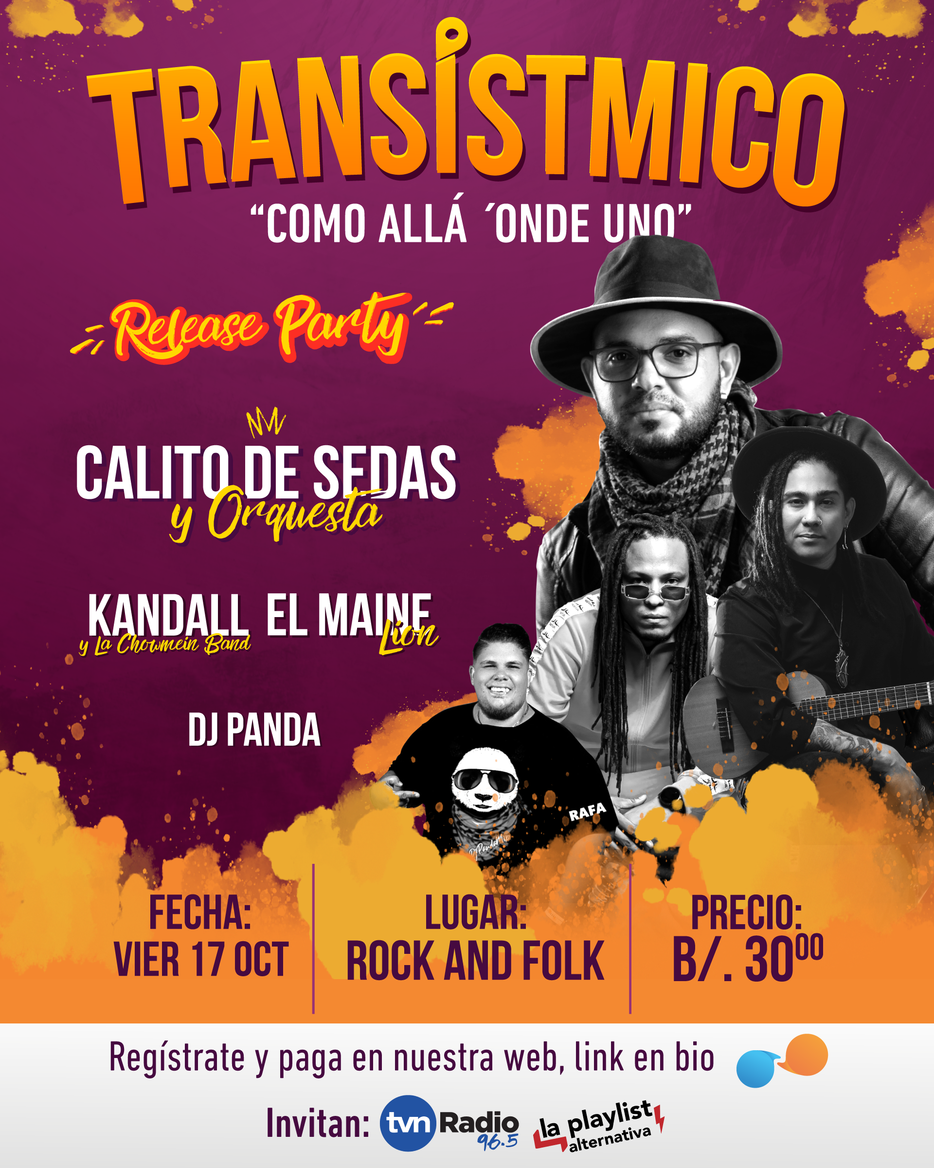 Calito De Sedas presenta su concierto debut como solista “Transístmico: Como allá ‘onde uno” – Release Party
