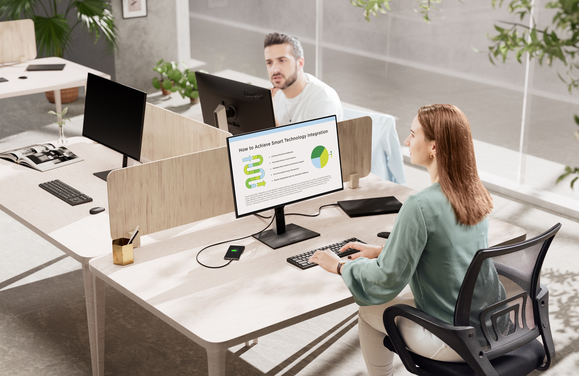 ViewSonic presenta su serie VG58 de monitores docking para productividad y conectividad de última generación