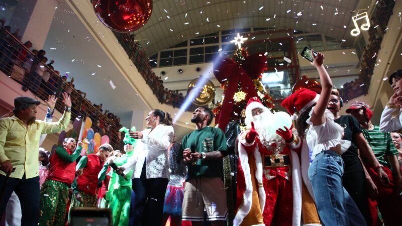 Los Andes Mall encendió la Navidad con un espectáculo lleno de magia y emoción.