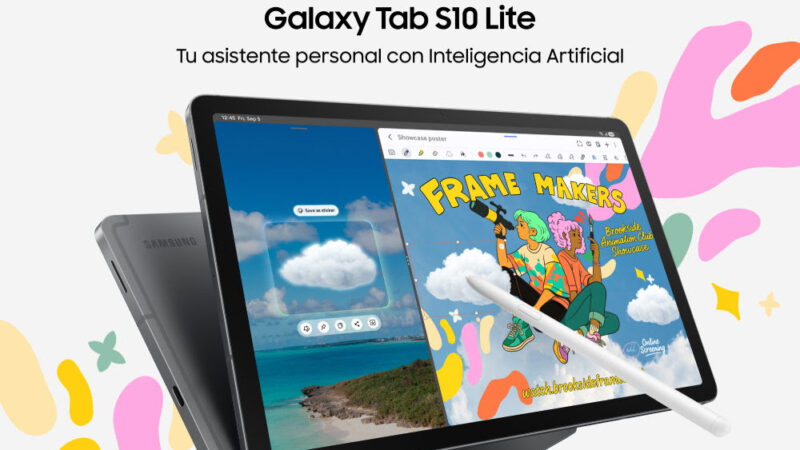 Estudia, crea y organízate con la Galaxy Tab S10 Lite
