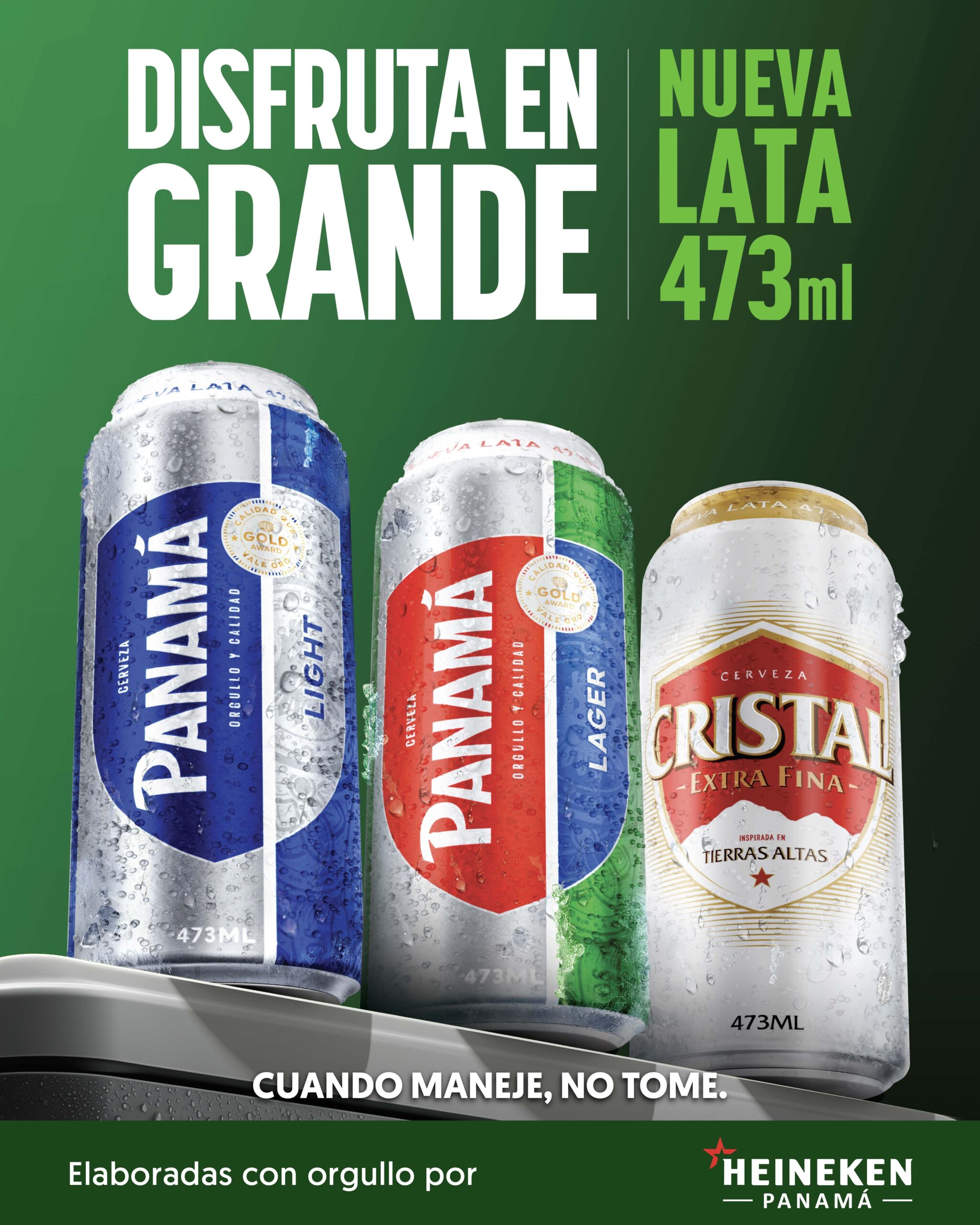 HEINEKEN PANAMÁ LANZA SU NUEVA LATA DE 473 ML Y REFUERZA SU SÓLIDO COMPROMISO CON EL PAÍS Y SU POSICIÓN EN EL MERCADO