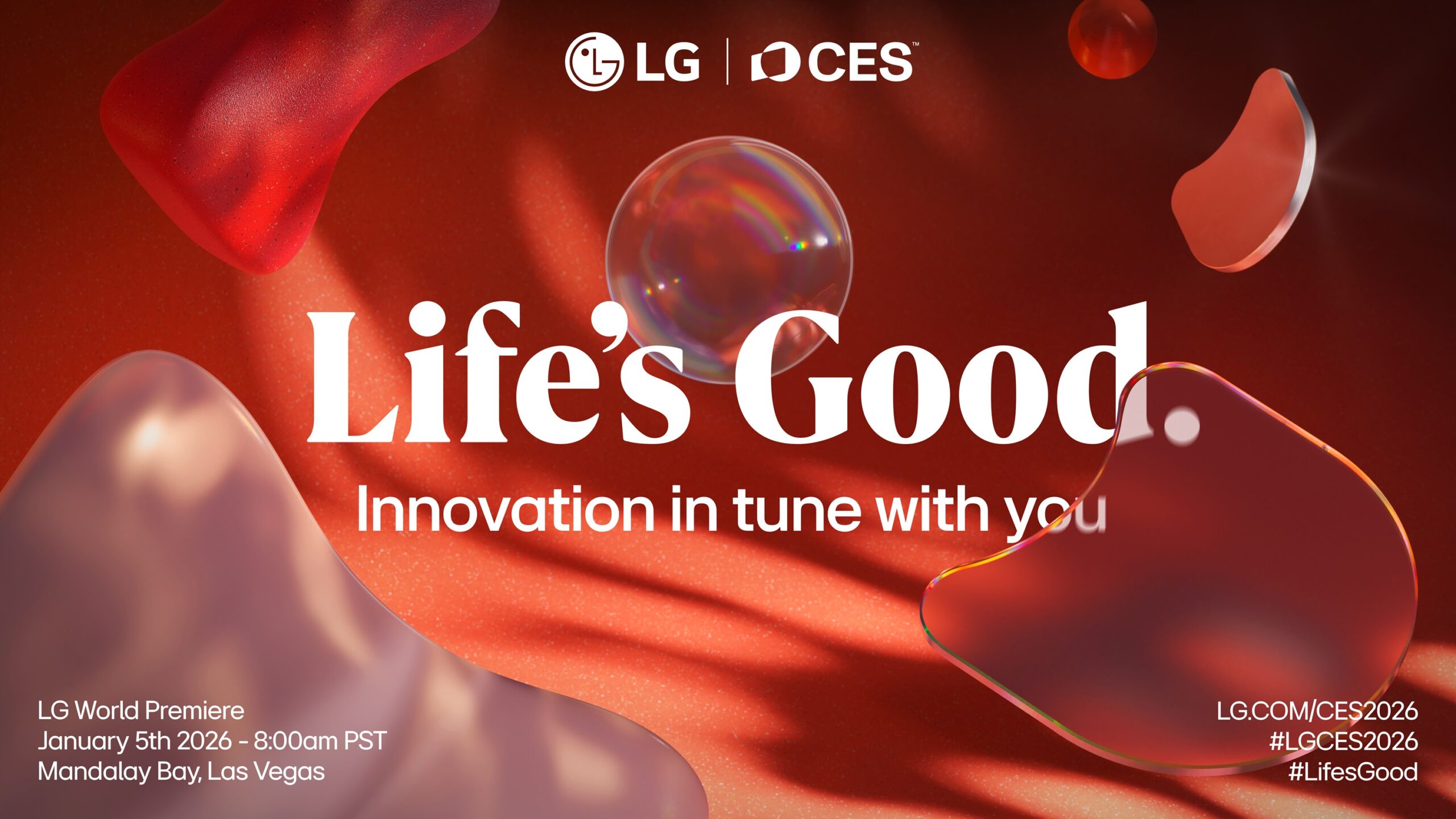 LG MOSTRARÁ “INNOVACIÓN EN ARMONÍA CONTIGO” EN CES 2026