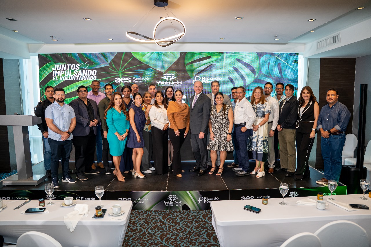Fundación AES Panamá, Fundación Trenco y Ricardo Pérez se unen para celebrar el Día Internacional de los Voluntarios