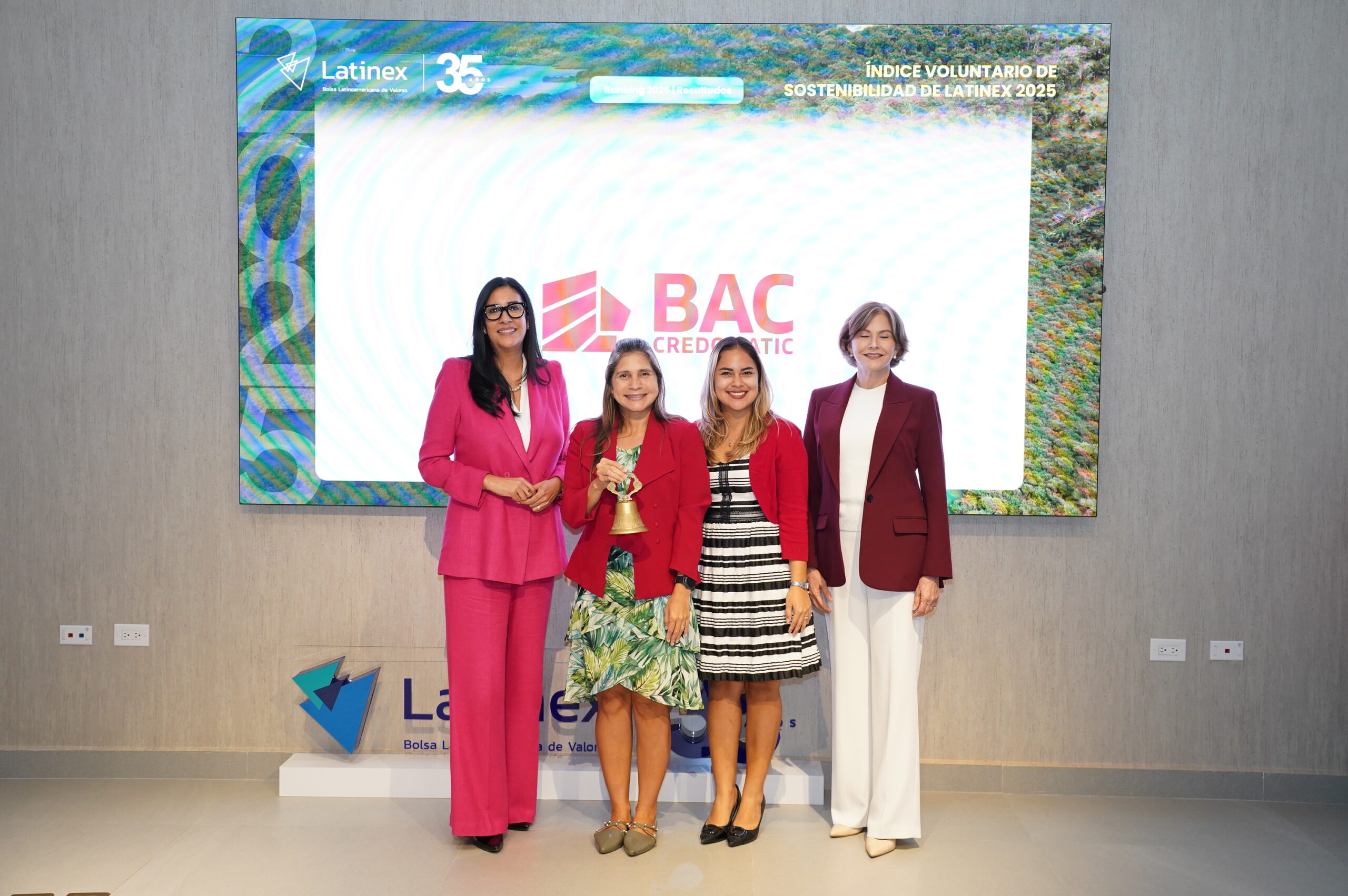 BAC Panamá es reconocido nuevamente en el Índice Voluntario de Sostenibilidad 2025 de Latinex