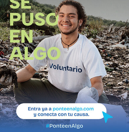 Campaña ‘Ponte en algo’ conecta a personas con más de 290 organizaciones de voluntariado.