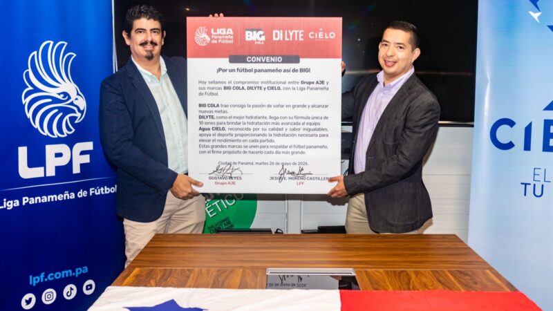 Grupo AJE renueva su patrocinio a la Liga Panameña de Fútbol y sigue soñando en grande junto al deporte nacional